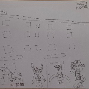 Plattenbauviertel _Bulli durch gekramt_