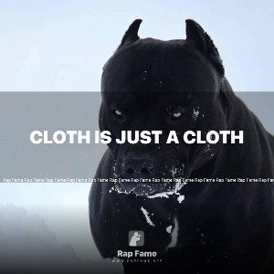 cloth is just a cloth