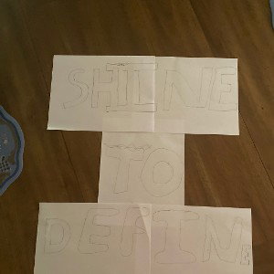 Define to shine