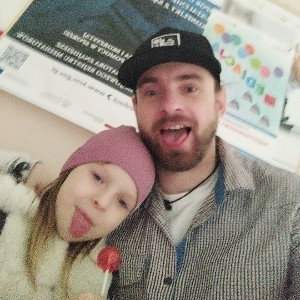 freestyle z córką 