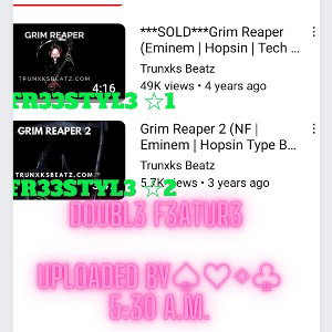 GRIM R3AP3R 1 & GRIM R3APER 2☆DOUBL3 F3ATUR3☆