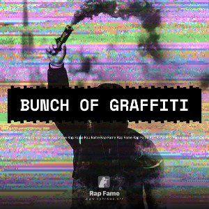 bunch of graffiti 