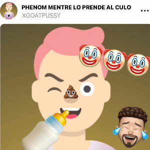 PHENOM FINGE DI ESSERE GOAT IL BIMBO🥵
