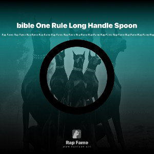 bible One Rule Long Handle Spoon