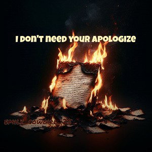 I don't  need your apologize