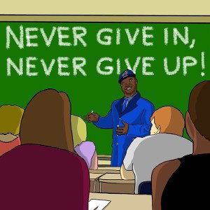 Never Give In