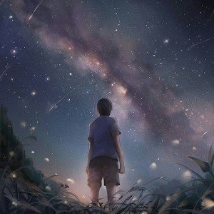 Vi uma estrela