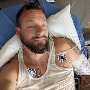been in the hospital 