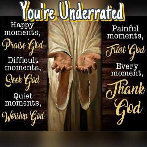 You’re Underrated 
