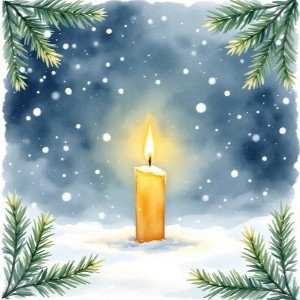 Winter by candlelight