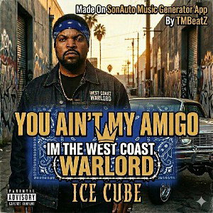 You Ain't my Amigo Im The West Coast Warlord (Made On SonAuto Music Generator App By TMBeatZ)