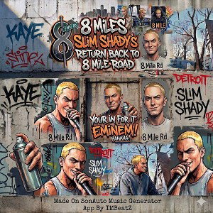 8 Miles Slim Shady’s Return Back To 8 Mile Road (Made On SonAuto Music Generator App By TMBeatZ)