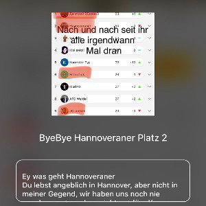 ByeBye @hannoveraner #Platz2