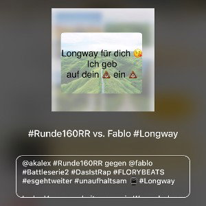 #Runde160RR vs. Fablo #Longway