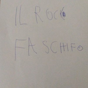 il rock fa schifo