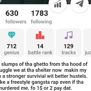 dats my ranks 