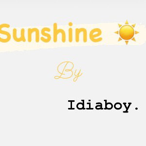 Sunshine️ ☀️