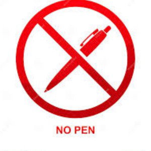 No pad no pen
