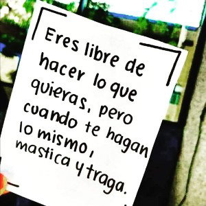 Mastica y traga