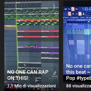 Avevo trovato il video: NO ONE CAN RAP ON THIS! e allora...