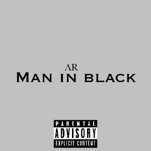 Man in black