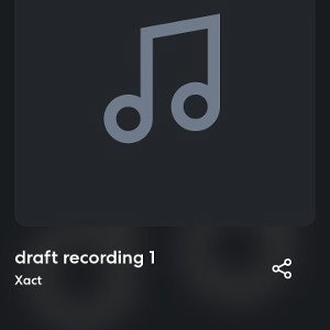 draft recording 