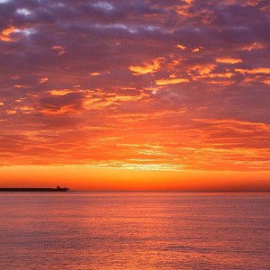 cool summer sunset 