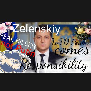 Putin not killer. Ukrainian president IS