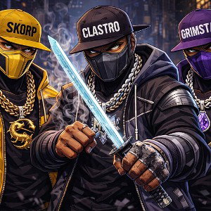 black gloves (Clastro, Skorp, Grim Watson)