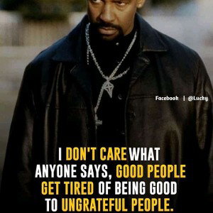 Never cared