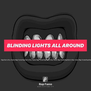blinding lights all around