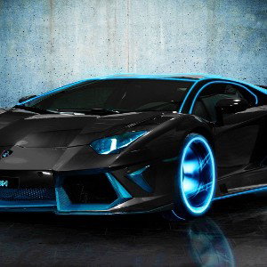 Ridin in my Lambo 
