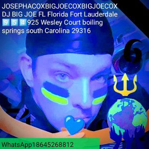 Joseph Arthur Cox Bigjoecoxdj BIG JOE FL BIG JOE