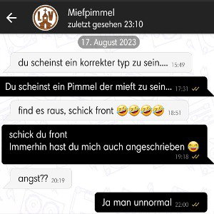 Den Front hast du dir verdient! 