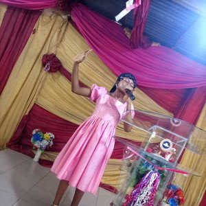 girl on mic