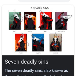 7 deadly sins