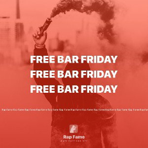 free bar Friday 
