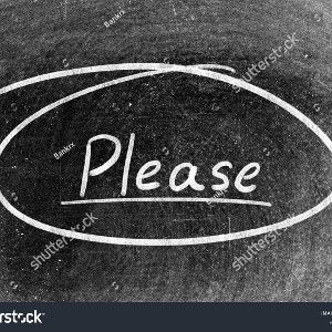 please