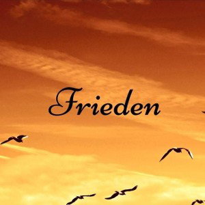 Suche nur den Frieden