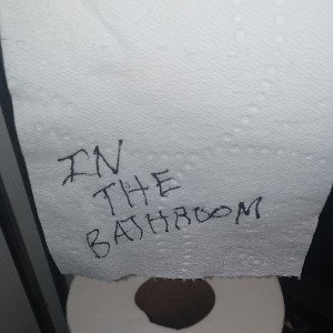 IN THE BATHROOM