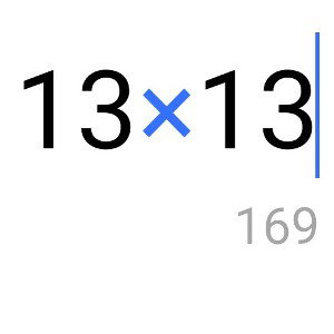 13 x 13 table (A i vs JP)