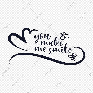 You make me smile