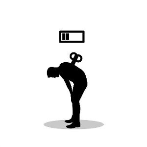 exhausted..