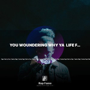 You woundering why ya  life falling apart
