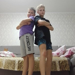 мы с братишкой на виле