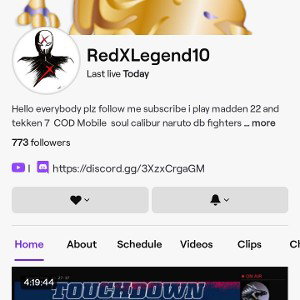 Redxlegend 10 best twitch streamer