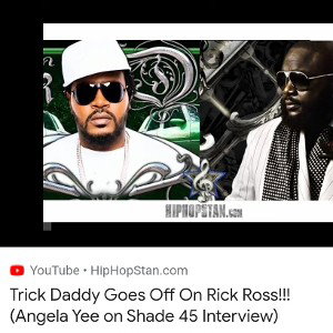 Trick Daddy Pays Homage(Angela Yee on Shade 45 Interview)