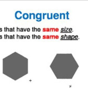 Congruent