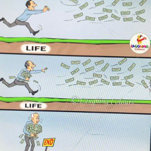 Money on second place