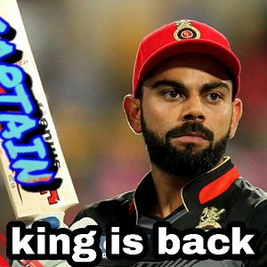 king is back